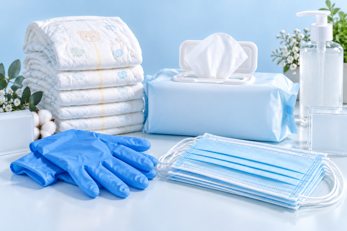 PPE and Hygiene Products Display